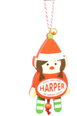 Dancing Wooden Ornament (E - J) - -Country Christmas Loft whvxxgne0pc6bmbx575g