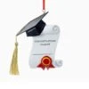 Kurt Adler Graduation Ornament With Cap And Tassle