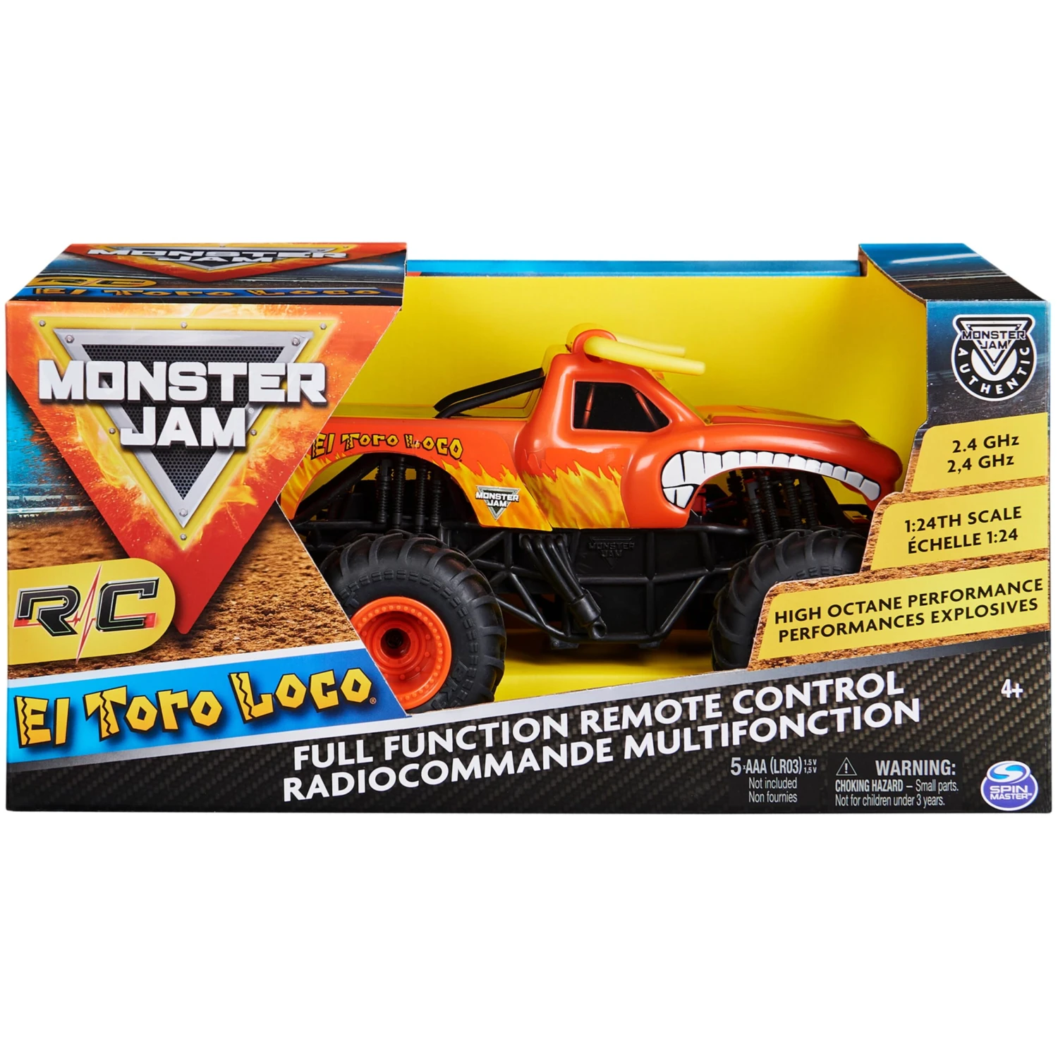 Monster Jam 1:24 Scale Monster RC Truck - El Toro Loco 3 Monster Jam 1:24 Scale Monster RC Truck - El Toro Loco