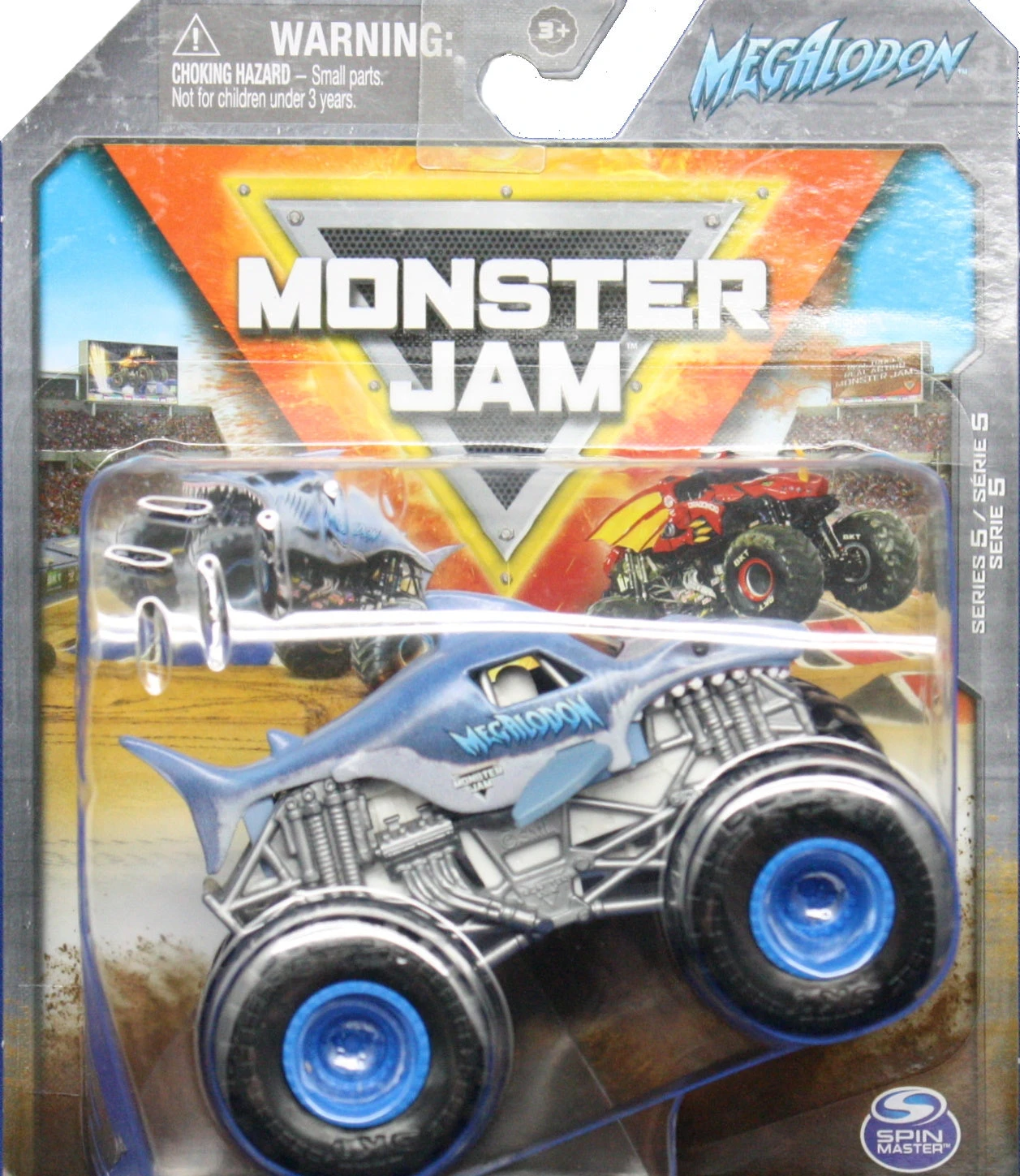 Monster Jam Official 1:64 Scale Monster Truck - Megalodon 3 Monster Jam Official 1:64 Scale Monster Truck - Megalodon