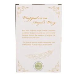 Roman Wrapped In Angel's Wings Heart Gilded Porcelain Ornament -Country Christmas Loft ws45slrfqymogqs82qli