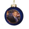 Kurt Adler Obama Miss Me Now Glass Ball Ornament -Country Christmas Loft wwojaxfqpfzreawdljpo