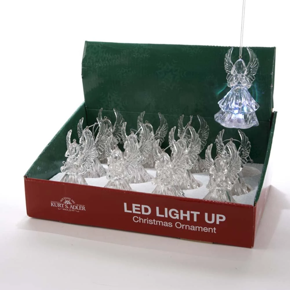 Kurt Adler Battery-Operated LED Angel Ornament - Trumpet 15 Kurt Adler Battery-Operated LED Angel Ornament - Trumpet - Image 13