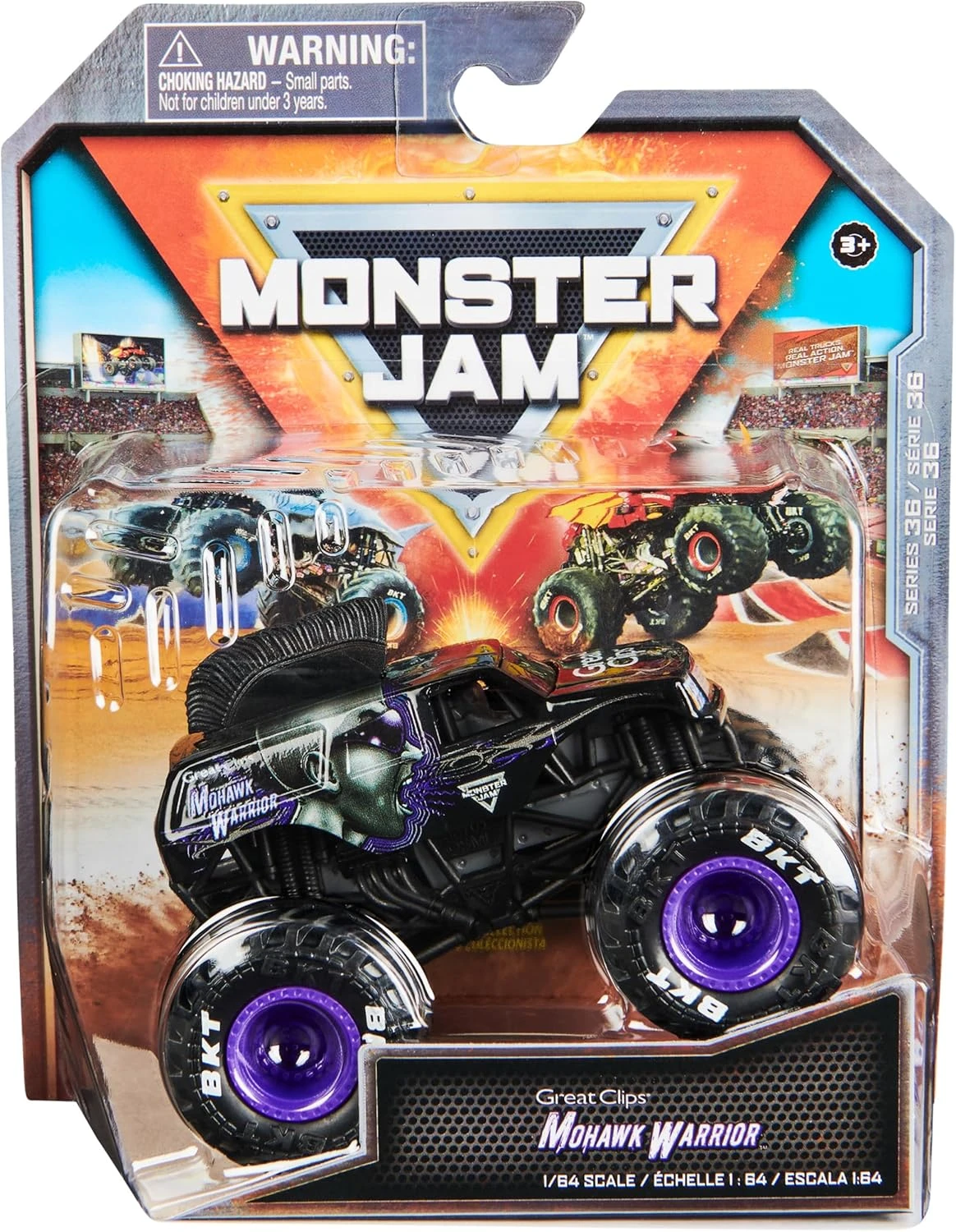 Monster Jam Official 1:64 Scale Monster Truck - Mohawk Warrior 3 Monster Jam Official 1:64 Scale Monster Truck - Mohawk Warrior