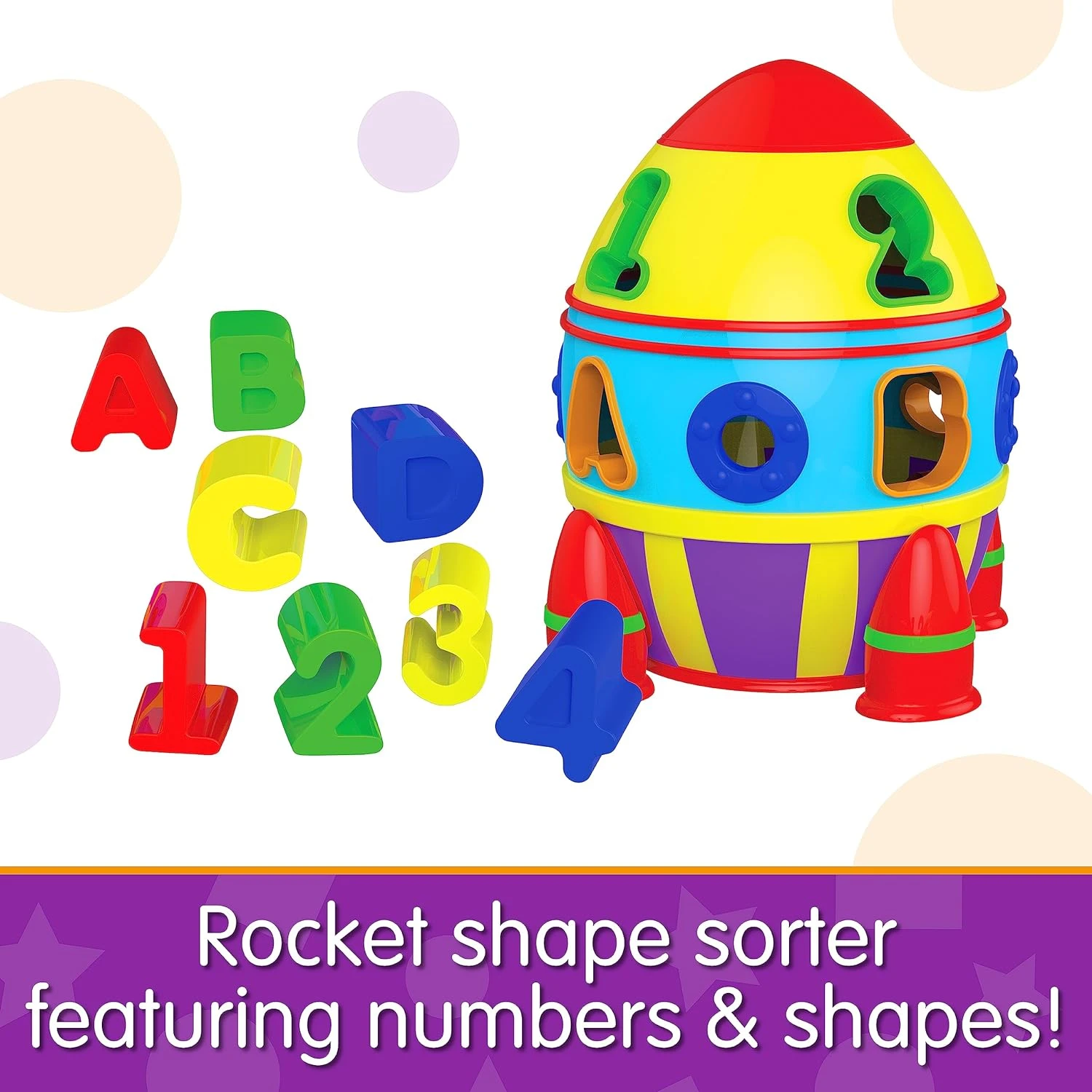 Rocket Shape Sorter 4 Rocket Shape Sorter - Image 2