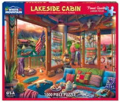 Lakeside Cabin - 1000 Piece Jigsaw Puzzle