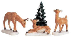 Lemax Dad And Fawns, Set Of 4 -Country Christmas Loft xim9c3pukwxvibgccvz6