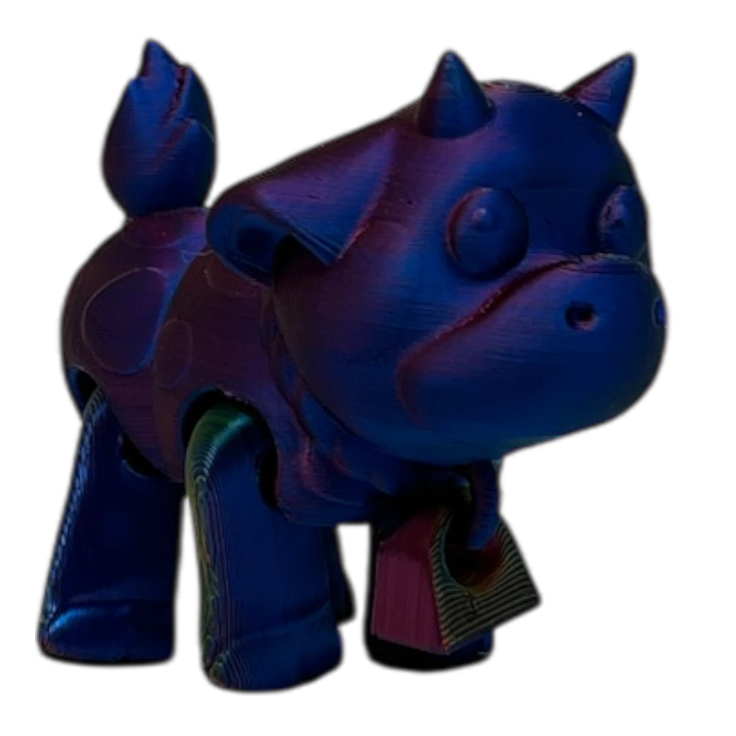 Barnyard Cow - Metallic Rainbow Color 3 Barnyard Cow - Metallic Rainbow Color