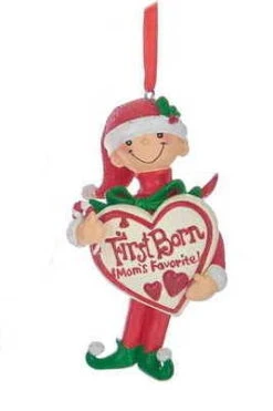 Kurt Adler Mom's Favorite Child Ornament - Boy - First Born