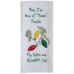 Holiday Lights Decorative Dishtowel