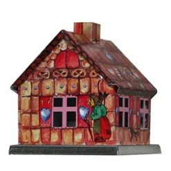 Kurt Adler Knox Metal Incense Smoker House - Yellow House -Country Christmas Loft xp2qs30uxothfmwt1q2n
