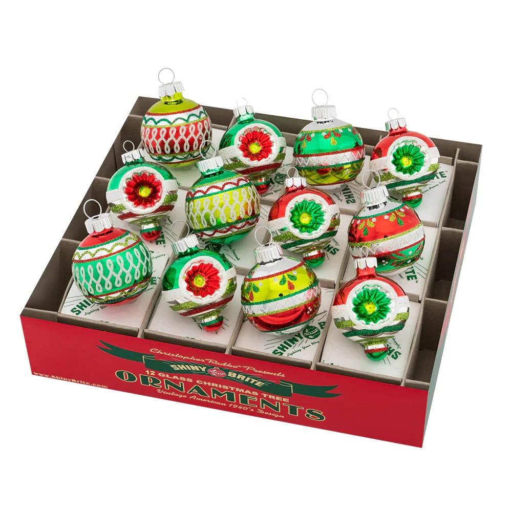 Holiday Splendor Glass Rounds And Shapes Ornaments - 16 Pack 3 Holiday Splendor Glass Rounds And Shapes Ornaments - 16 Pack