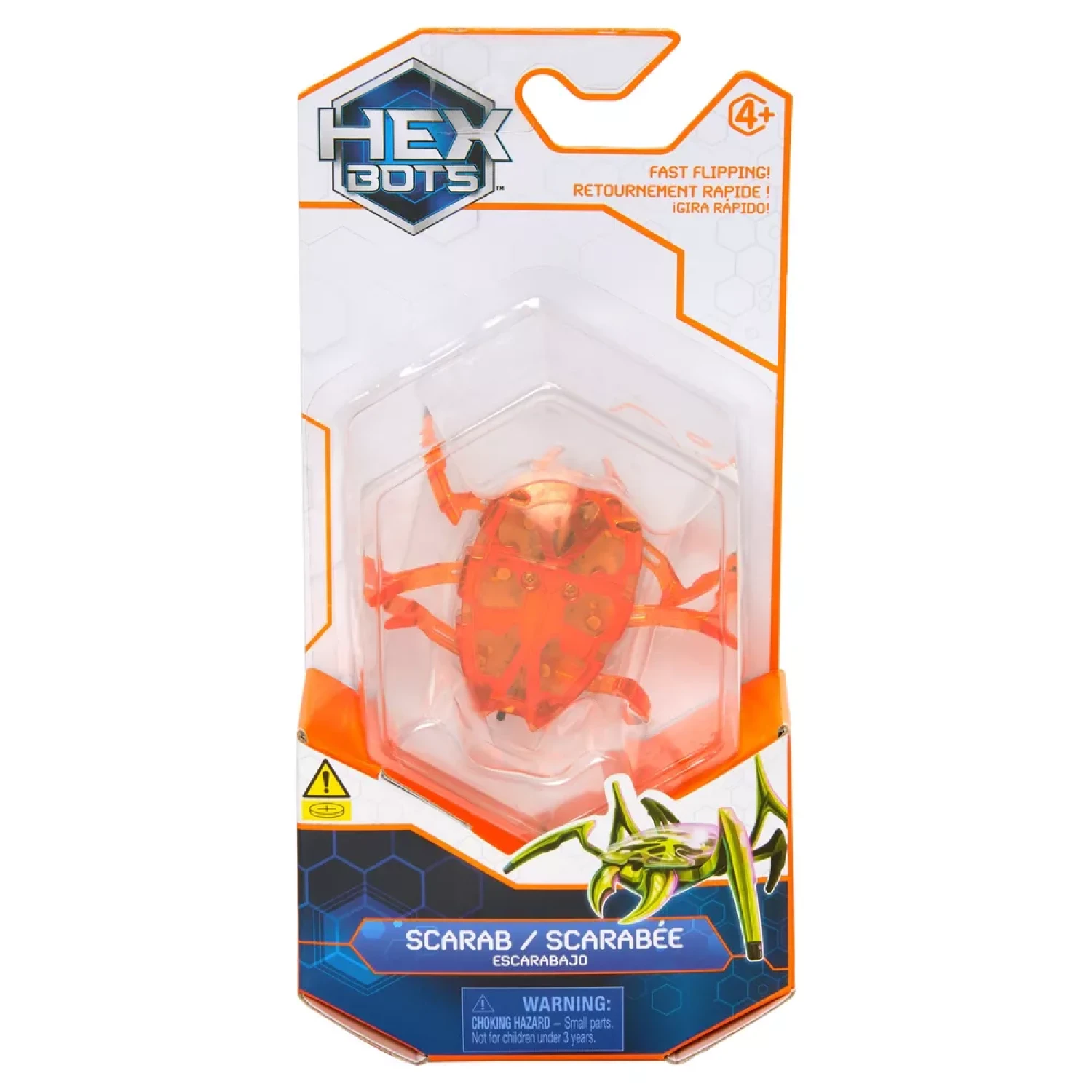 Hexbug Bots - Orange Scarab 3 Hexbug Bots - Orange Scarab