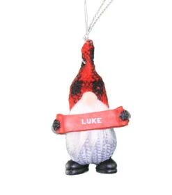 Personalized Gnome Ornament (Letters J-P) - Luke -Country Christmas Loft xvay5jo20pj9ryjtrah8
