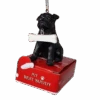 Pug - Black With Bone Ornament -Country Christmas Loft y1kznn1thjhnmiwdcbqn