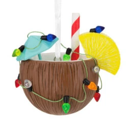 Hallmark Tropical Christmas Drink Ornament