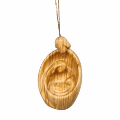 Modern Style Nativity Scene Ornament - Olive Wood - 3.5 Inch -Country Christmas Loft ybicqd4bk8mzz1mtmqip