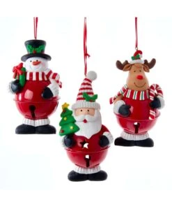 Kurt Adler Figurine Bell Ornament -