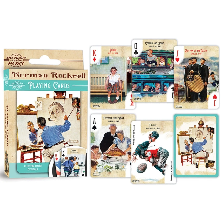 Saturday Evening Post - Norman Rockwell Playing Cards 3 Saturday Evening Post - Norman Rockwell Playing Cards