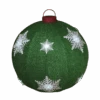 Lighted Collapsible Ball Ornament- 30 Inches In Diameter - Green -Country Christmas Loft ykxlyzsmmviyitfr2gby