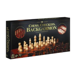 Wood Chess, Checkers, And Backgammon Set -Country Christmas Loft yl14h1tcmqs3gsjzp6tz