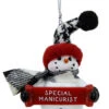 Cozy Snowman Ornament - Special Manicurist