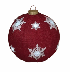 Lighted Collapsible Ball Ornament- 30 Inches In Diameter - Red 7 Lighted Collapsible Ball Ornament- 30 Inches In Diameter - Red -Country Christmas Loft yqjfexuupsilxcbwwihs