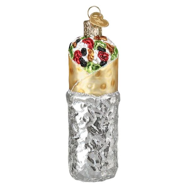 Old World Christmas Burrito Ornament 3 Old World Christmas Burrito Ornament