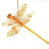 Egyptian Glass Dragonfly Ornament - Yellow