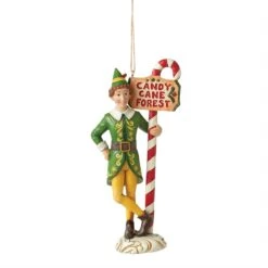 Buddy The Elf - Candy Cane Forest Ornament