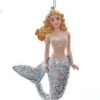Kurt Adler Mermaid With Glittered Tail Ornament - Silver -Country Christmas Loft z0bdzww23yokkrpeqcib