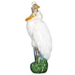 Old World Christmas Great Egret -Country Christmas Loft zawosouhnmykf9agwozp