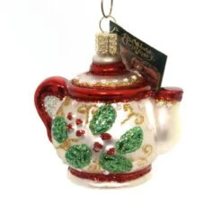 Old World Christmas Holly Teapot -Country Christmas Loft zfa9grytszkyfegolypu