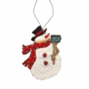 Wood And Fur Snowman Ornament - Joy Sign -Country Christmas Loft zfh27houwpjelrdqmtru