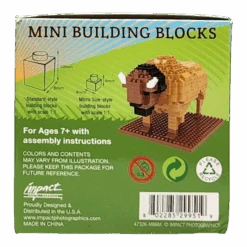 Mini Building Blocks - Bison -Country Christmas Loft zps37xydaxwjat7d0alw