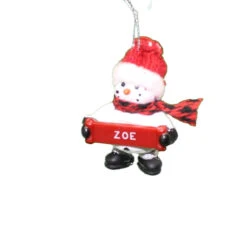 Cozy Snowman Ornament (Letters S - Z) - -Country Christmas Loft zq8ogrwoki1uwdqyhxfw