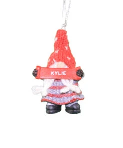 Personalized Gnome Ornament (Letters J-P) - Luke -Country Christmas Loft zrw40bxuhcpgbt5meeqz
