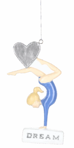 Gymnastic Girl Ornament - -Country Christmas Loft zuuxbtepbcn7gjddmyou