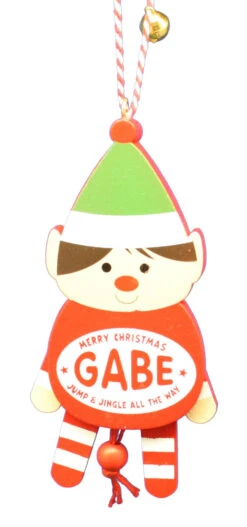 Dancing Wooden Ornament (E - J) - -Country Christmas Loft zwmzblzt1bm2lb2znzop