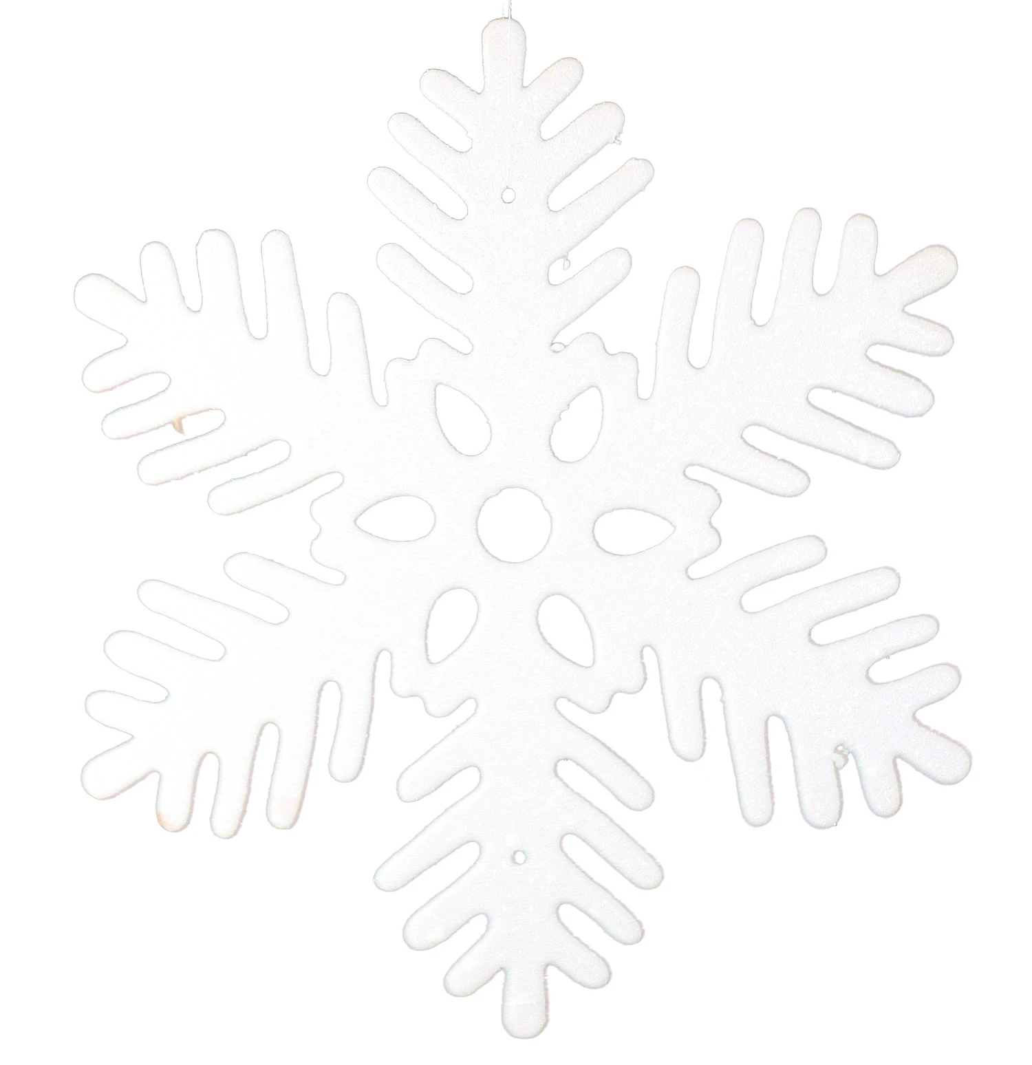 Glitter Snowflake 11 Inch Ornament - Heavy Sparkle - Die Cut 15 Glitter Snowflake 11 Inch Ornament - Heavy Sparkle - Die Cut - Image 13