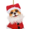 Santa Paws - Dog Ornament - Welsh Corgi
